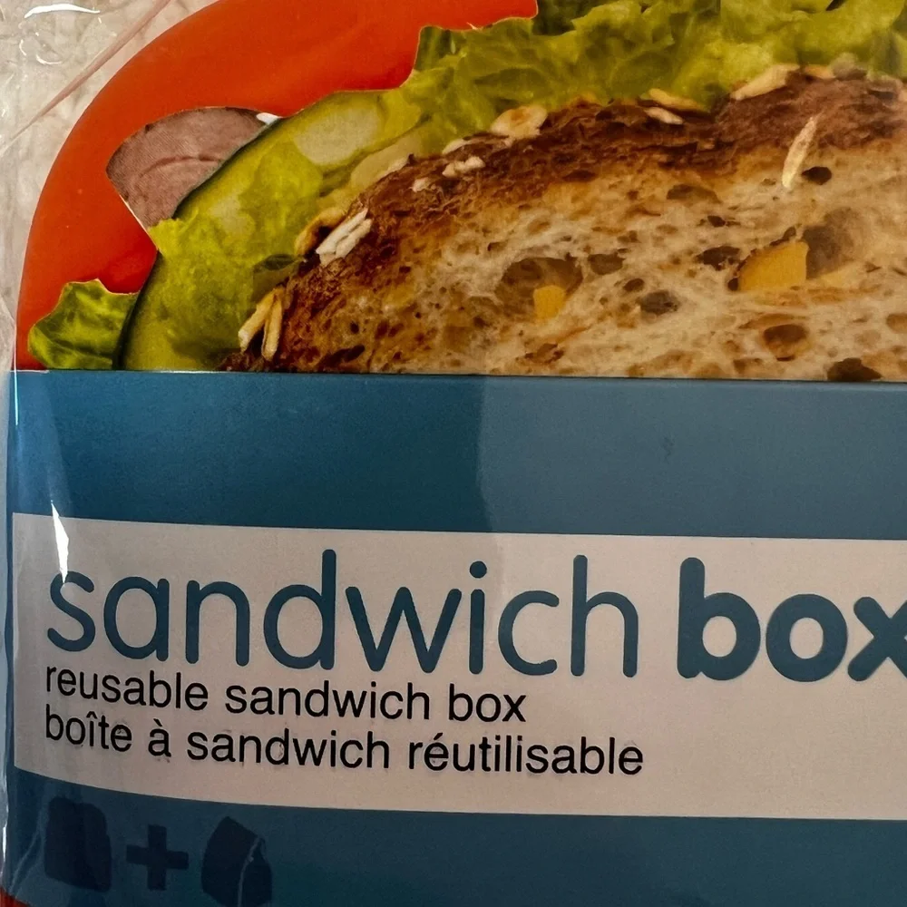 DCI Orange Silicone Reusable Sandwich Box